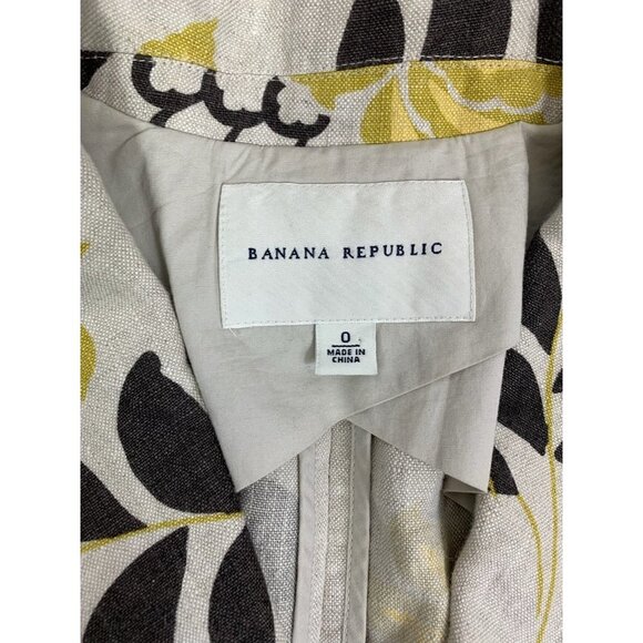 Banana Republic Women's Short Floral Blazer - Picture 3 of 5